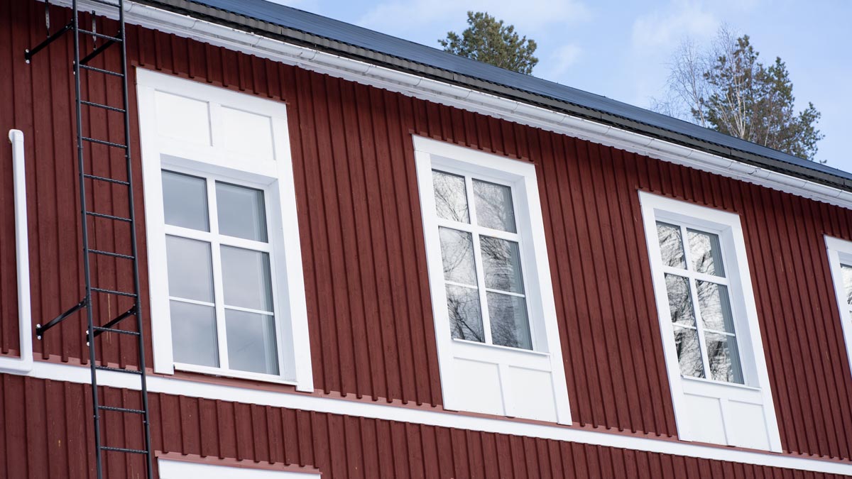 Pålberget Byagården Piteå nya fönster